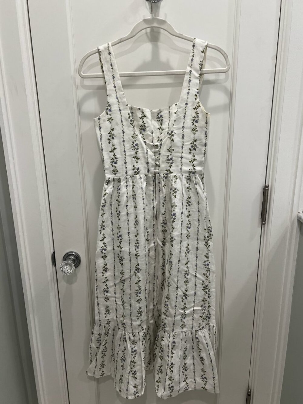 Reformation White Linen Dress - 2 - Picture 7 of 7
